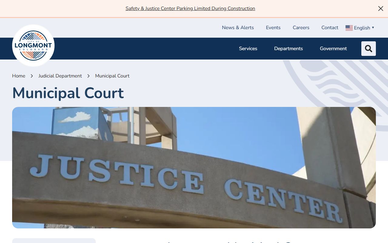 Longmont Municipal Court building in Boulder County